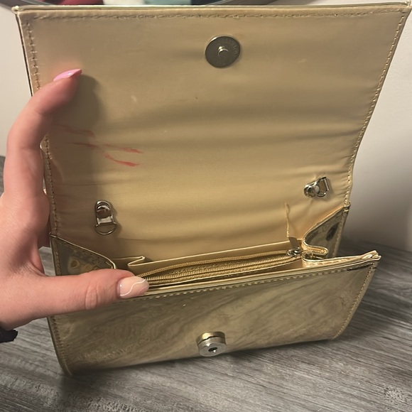 Gold Clutch Bag - Picture 4 of 5